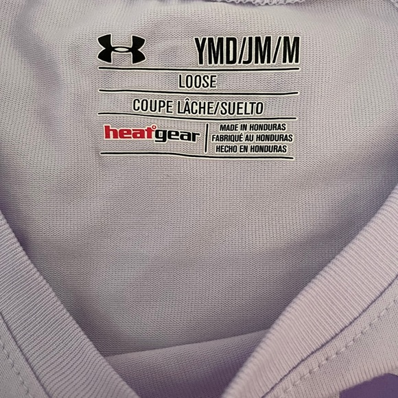 Girls Under Armour Dri-Fit Tee - Picture 3 of 5